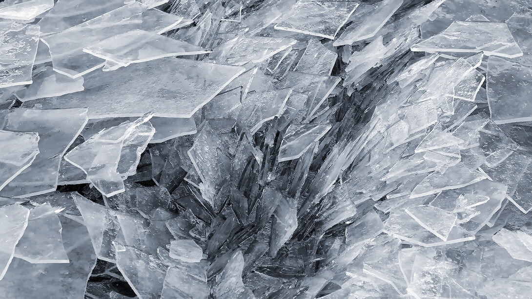 Carolyn Marks Blackwood, Ice cubism VI, 2023. Courtesy of Spanierman Modern
