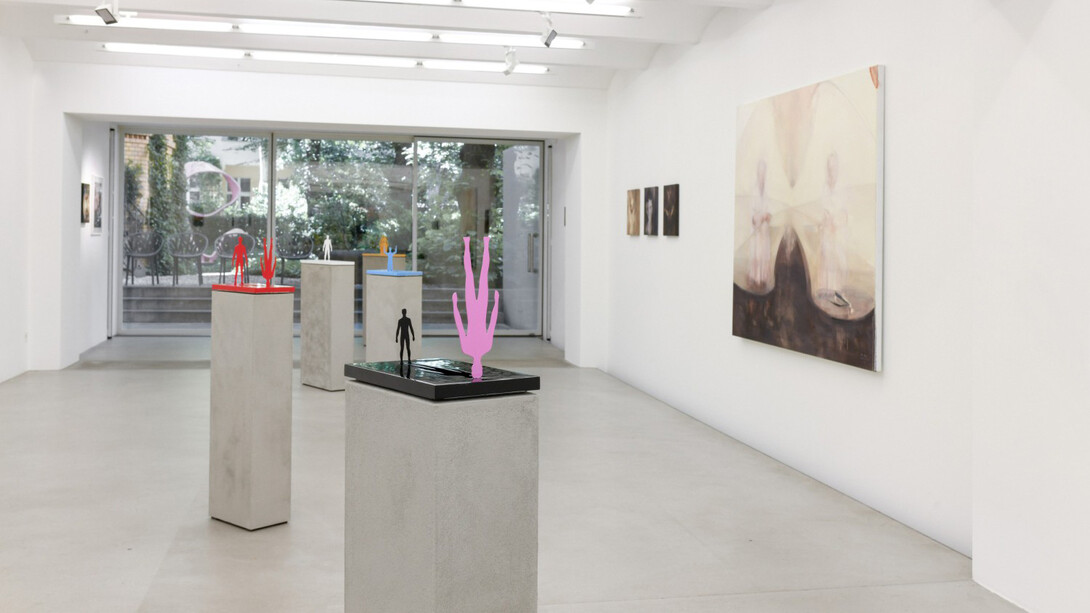 Tamara Kvesitadze and Shunxiang Hu, Under shadows, exhibition view. Courtesy of Kornfeld Galerie