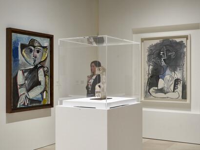 Pablo Picasso: estructuras de la invención. La unidad de una obra, vista de exhibición. Cortesía del Museo Picasso Málaga