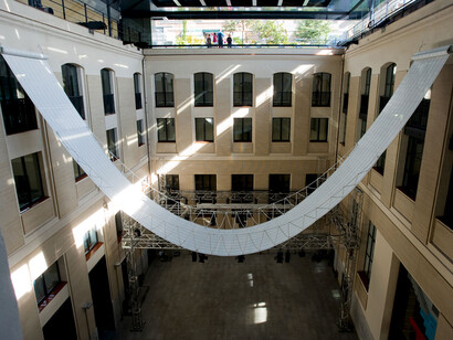 La Casa Encendida (Madrid). Puente-persiana