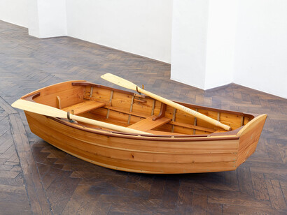 Ian Hamilton Finlay, Fragments, ausstellungsansicht. Mit freundlicher genehmigung der Galerie Hubert Winter