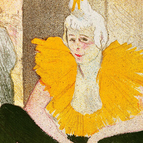 Henri de Toulouse-Lautrec, La clownesse assise, Mademoiselle Cha-U-Kao, 1896, Litografia a colori, Bnf, Parigi