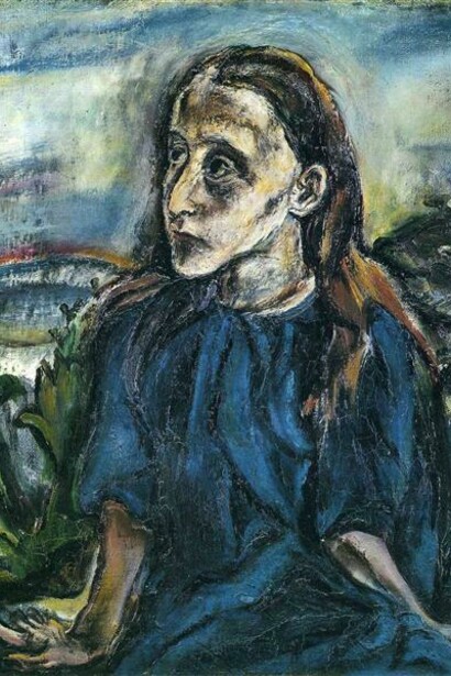 Portrait of a Young Girl, Oskar Kokoschka, date: 1913