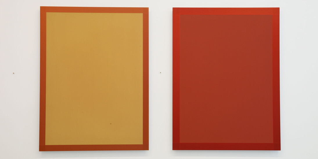 Winston Roeth, Portrait Paintings, 2012-2015, pigmenti Kremer e dispersione di poliuretano su pannelli di alluminio Dibond. 101,6 x 76,2. Ph Bruno Bani. Courtesy Osart Gallery, Milano