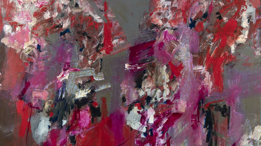 Al atardecer «At Dust», mix media on canvas, 120 x 150 cm 