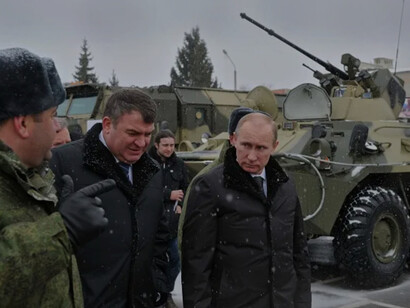 Vladimir Putin with Russian troops: Russian aggression toward Ukraine breaches international law