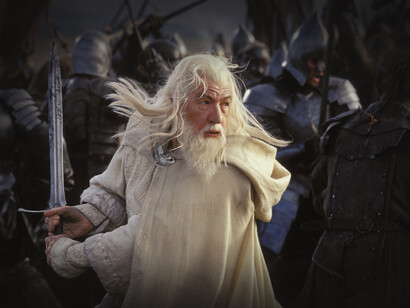 Gandalf 'El Blanco', uno de los personajes principales de la saga El Señor de Los Anillos escrita por J.R.R. Tolkien