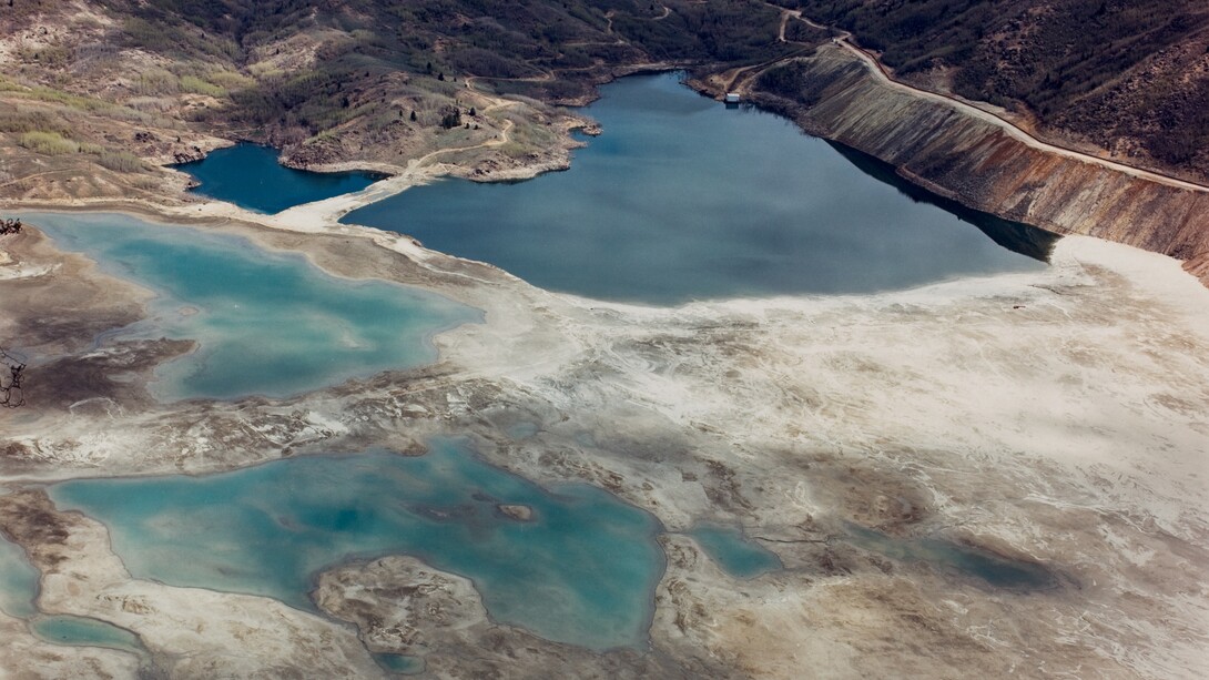 Yankee Doodle tailings pond, Butte Area Superfund site, Butte, Montana, 1986. Photographs © 2016 David T. Hanson