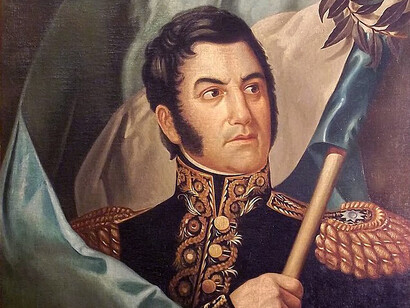 José de San Martín, militar y político; uno de los libertadores de Argentina, Chile y Perú