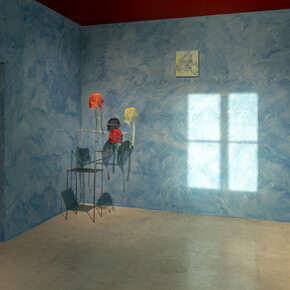 Paul Kondas and Thea Gvetadze, Unfolding nuptials, exhibition view. Courtesy of Temnikova & Kasela Gallery