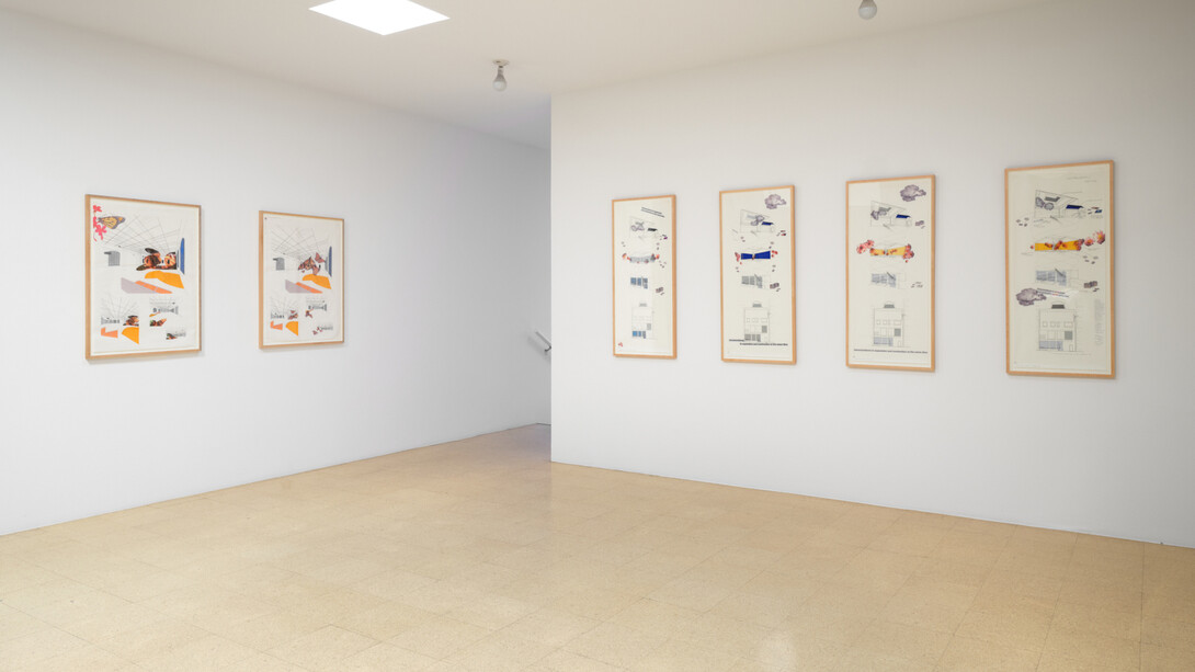 Diana Thater, Drawings 1999-2006, exhibition view. Courtesy of 1301PE Gallery