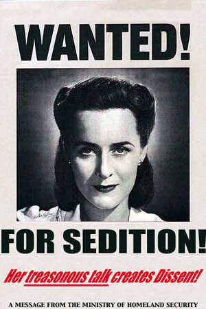 For Sedition poster
