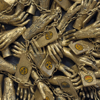 Andrea Musto, Smombie (detail), 2025. Courtesy of Spazio Mu.Ro