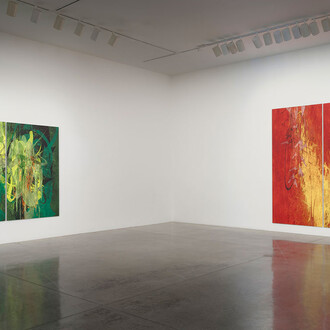 Thom Mayne, Shaping accident, exhibition view. Courtesy of L.A. Louver 