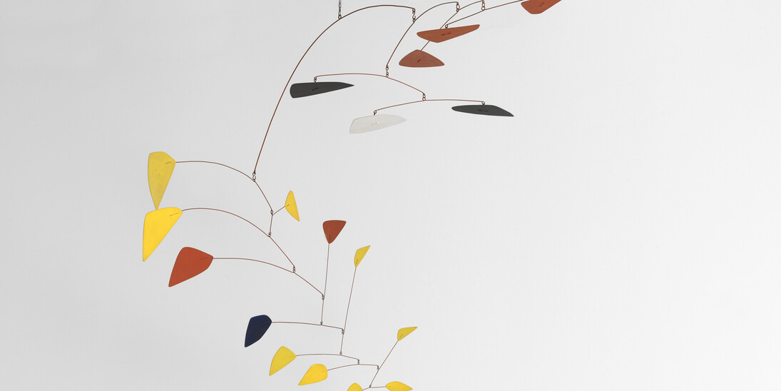 Mobile sur deux plans,1962, Calder Alexander (1898-1976) © 2017 Calder Founda8on New York / ADAGP, Paris. Musée Na8onal d’art moderne, Centre Pompidou, Paris –Photo © Centre Pompidou, MNAM-CCI, Dist.RMN-Grand Palais / Philippe Migeat
