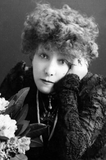 A atriz Sarah Bernhardt