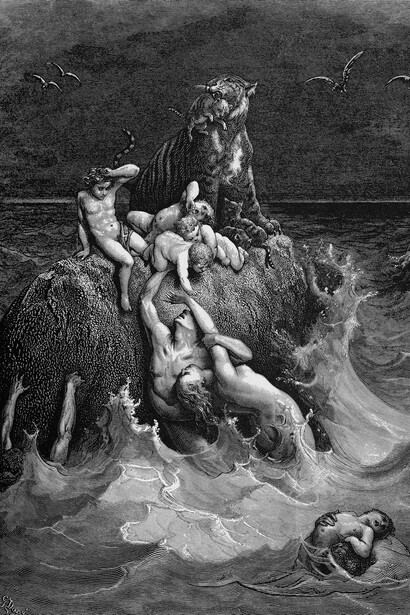 Gustave Dore, The Deluge, 1866