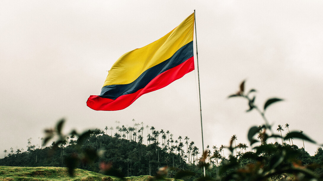 La bandera de Colombia