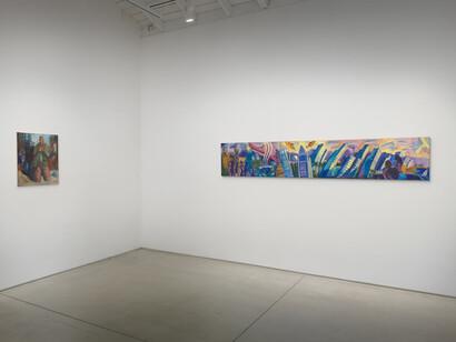 Carlos Almaraz, Los Angeles, exhibition view. Courtesy of Marc Selwyn Fine Art 