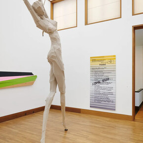 Georg Herold, Basta times, exhibition view. Courtesy of Galerie Gisela Clement