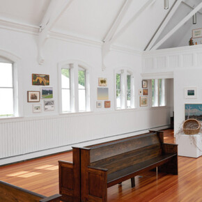 Various artists, Outside, exhibition view. Courtesy of Karma Gallery