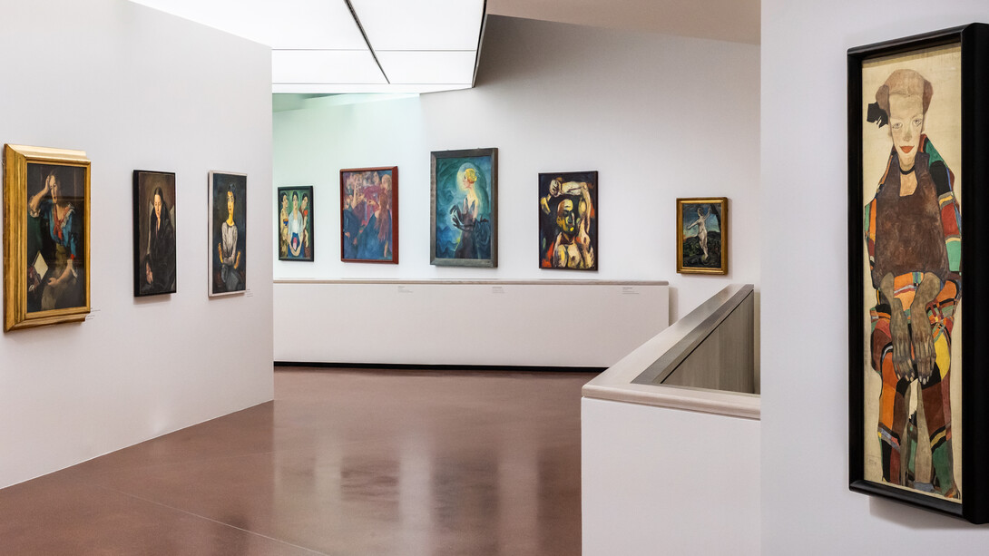 Experiment expressionismus. Schiele meets Nosferatu, ausstellungsansicht. Mit freundlicher genehmigung der Heidi Horten Collection