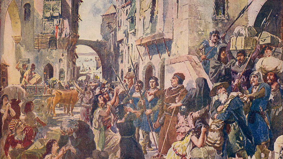 La expulsión de los judíos de Portugal en 1497 vista por Roque Gameiro (1864-1935)