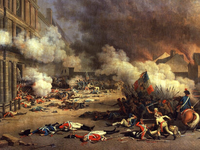 Jacques Bertaux, La toma del Palacio de las Tullerías