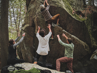 Arrampicata. Il team inizia a condividere anche un’emozione, a “ragionare emotivamente tutti nella stessa maniera”