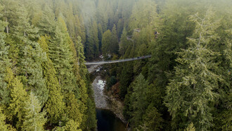 Puente colgante de Capilano, Vancouver, Canadá