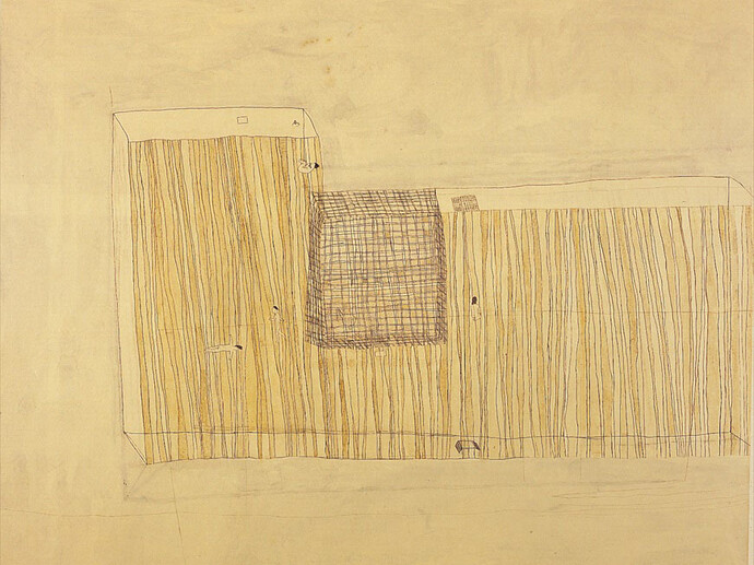 Lee Youngbin, Bath, 2011, Korean ink, Watercolor on paper, 123 x 154 cm