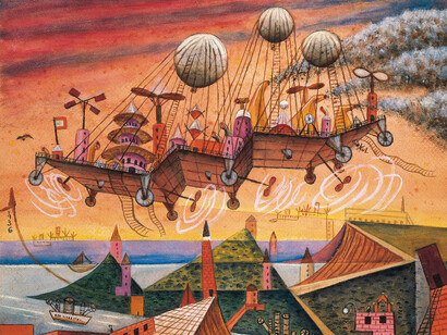 Xul Solar, Vuel Villa, 1936 (detalle)
