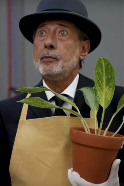 Nos invita a reflexionar sobre la simpleza, a apreciar los pequeños momentos, a recuperar una mirada más positiva y a vivir más el presente. Guillermo Francella en el rol de Chance Gardiner, Teatro Metropolitan, Buenos Aires, Argentina