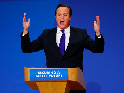 David Cameron en una manifestación contra Brexit