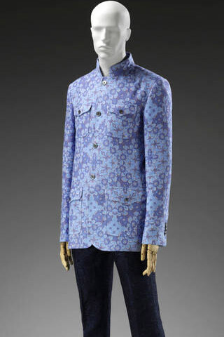 Jacket and trousers, John Malkovich, 2017, France. Shoes, Christian Louboutin, 2018, Italy. © Victoria and Albert Museum, London