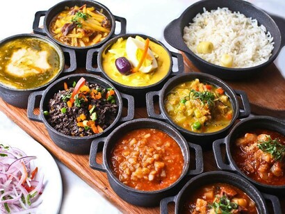 Platos variados.  Cuisine péruvienne