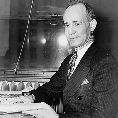 Napoleon Hill, auteur américain © By New York World-Telegram and the Sun Newspaper staff photographer