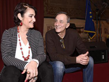 Daria Colombo insieme al marito Roberto Vecchioni