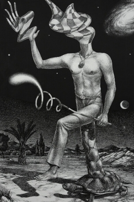 The Earth is Flat. Courtesy of Mirus Gallery