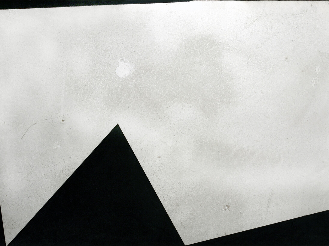 Nanni Menetti, Sempre più lontano da me, crio-grafie (2014), dettaglio, 60 x 90 cm