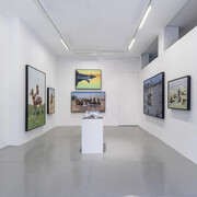 Francesc Torres, Aleluya del anarcocapitalismo para adolescentes, vista de exhibición. Cortesía de T20