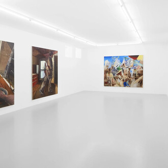 Various artists, Through closed eyes, darkly, exhibition view. Courtesy of Belenius Gallery