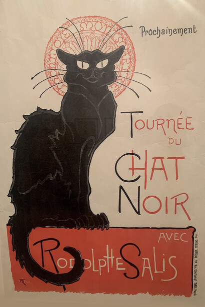Théophile Alexandre Steinlen, Le chat noir