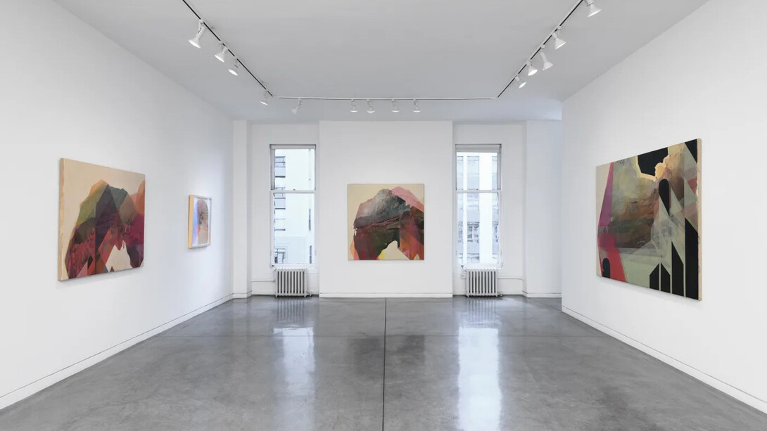 Andy Curlowe and Emily Kepulis, New works, exhibition view. Courtesy of Maybaum Gallery