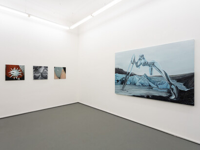 Klaudia Januško, Too hot to handle, exhibition view. Courtesy of acb Gallery