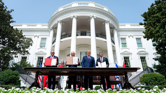 Firma de los acuerdos de Abraham, 2020