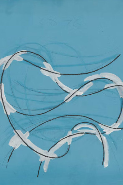 Carroll Dunham, Untitled (1976) (detail), 1976. Courtesy of Art Institute of Chicago