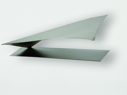 Iole de Freitas Untitled 2017 stainless steel 31 x 70 x 24 cm