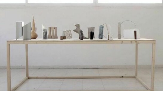 Phanos Kyriacou, On Objects Of Man, 2013, Installation detail, 85 x 230 x 120, Courtesy the artist