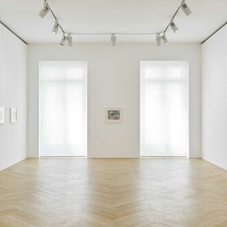 Brice Marden, Works on paper, vue d'exposition. Avec l'aimable autorisation de Gagosian